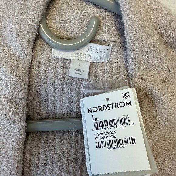 Barefoot Dreams Cozychic Lite Open Front Cardigan NWT Size Large Light Beige - Picture 3 of 9